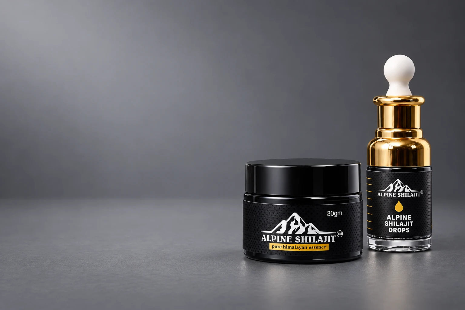 Shilajit Resin and Drops product presentation