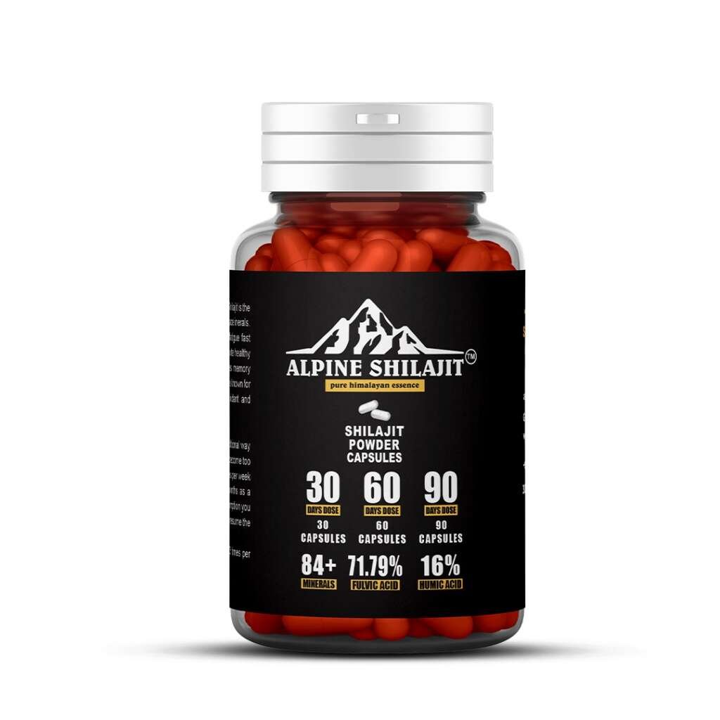 alpine shilajit capsule mian image